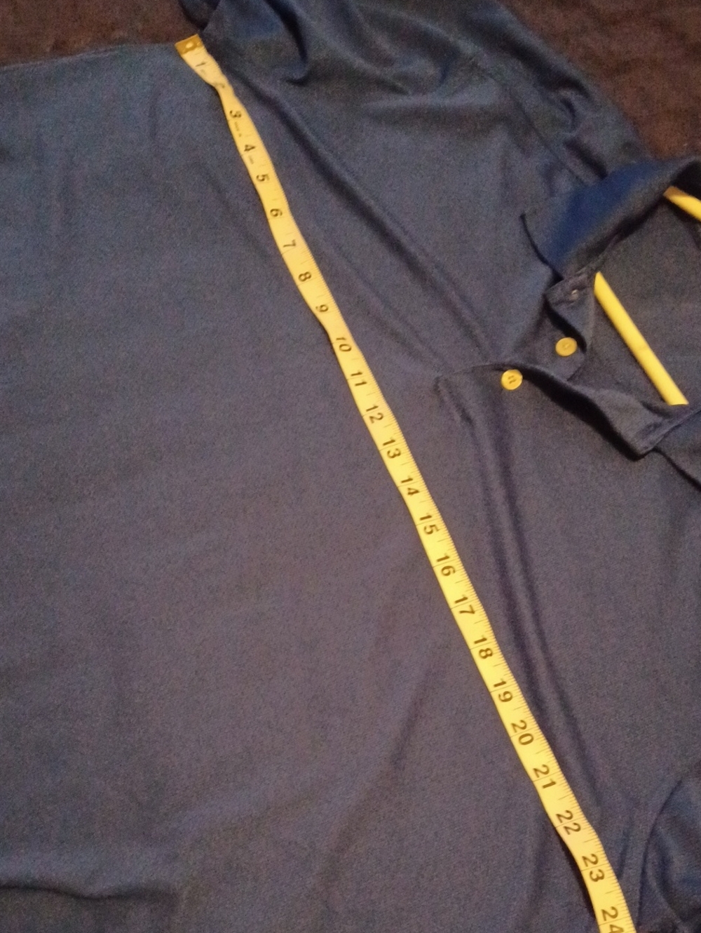 × Men's Blue Polo Shirt Size XL - Picture 7 of 7